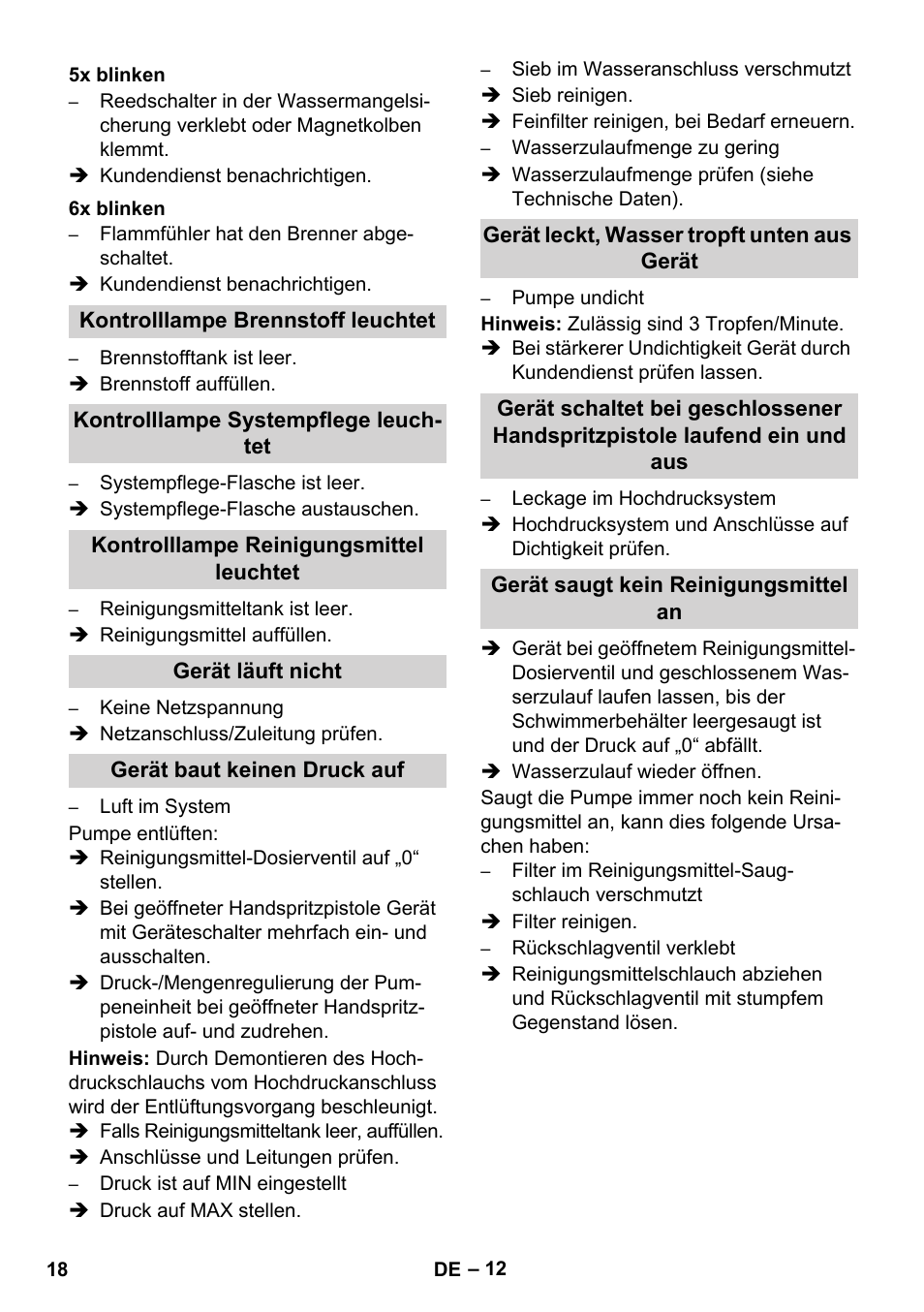 Karcher HDS 8-17 CX User Manual | Page 18 / 500