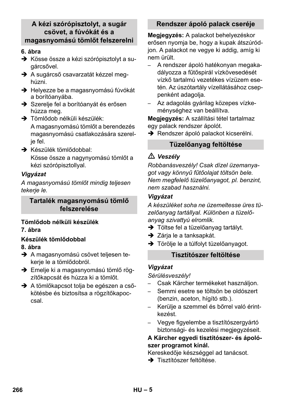 Karcher HDS 8-17 CX User Manual | Page 266 / 500