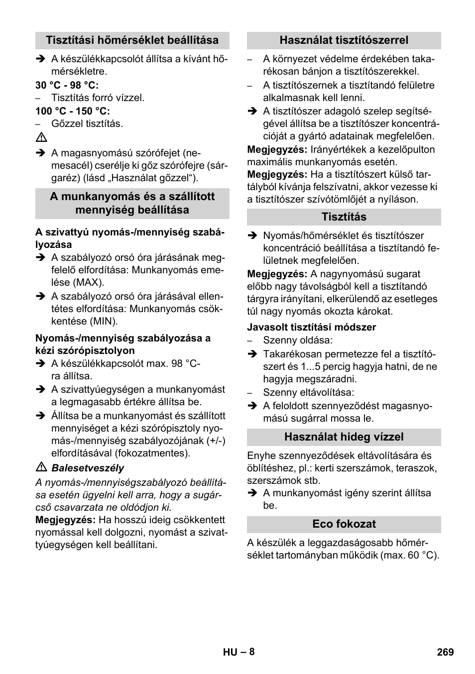 Karcher HDS 8-17 CX User Manual | Page 269 / 500