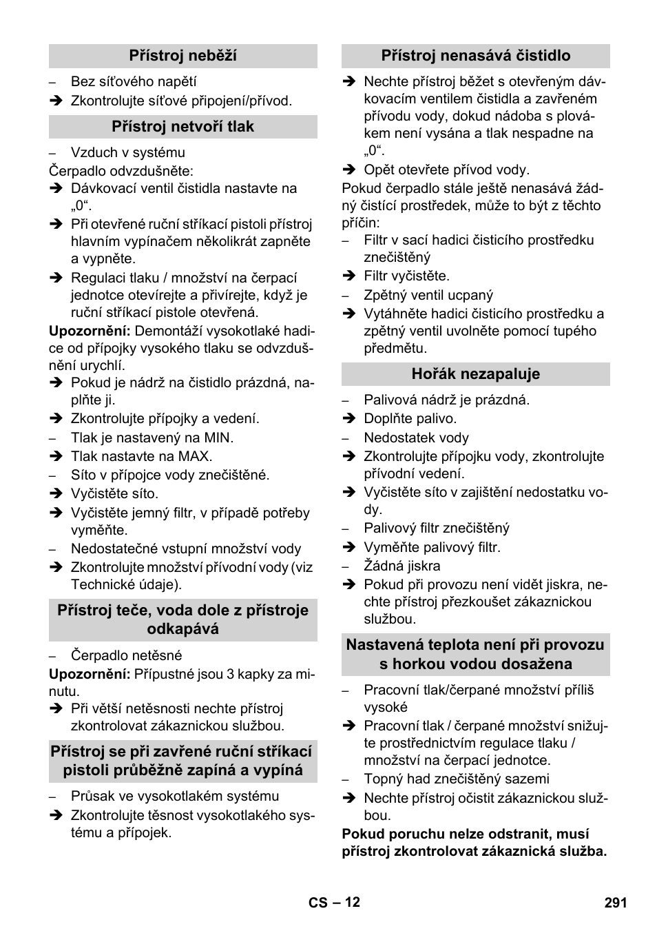 Karcher HDS 8-17 CX User Manual | Page 291 / 500