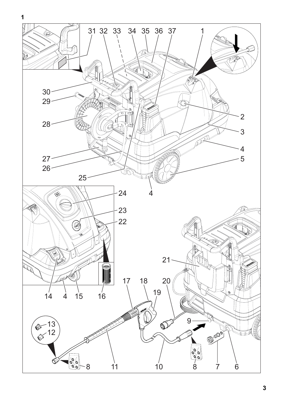 Karcher HDS 8-17 CX User Manual | Page 3 / 500