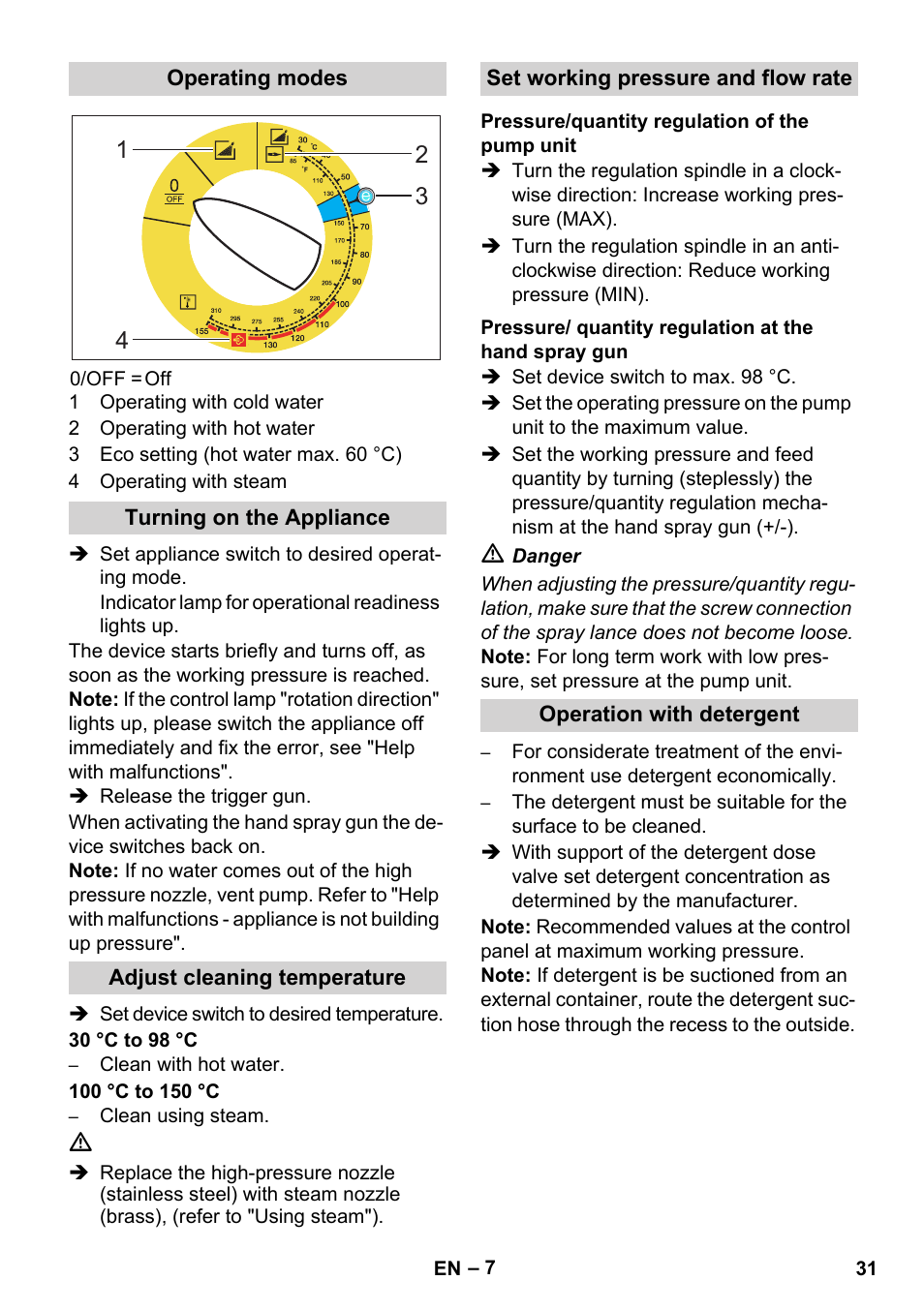 Karcher HDS 8-17 CX User Manual | Page 31 / 500