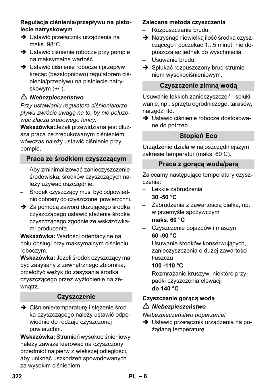 Karcher HDS 8-17 CX User Manual | Page 322 / 500