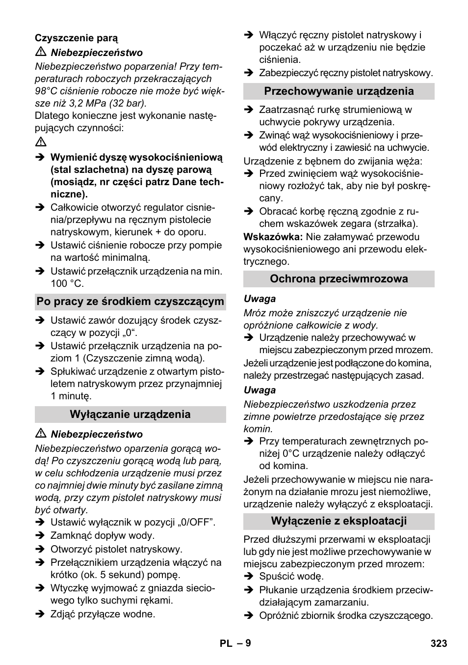 Karcher HDS 8-17 CX User Manual | Page 323 / 500