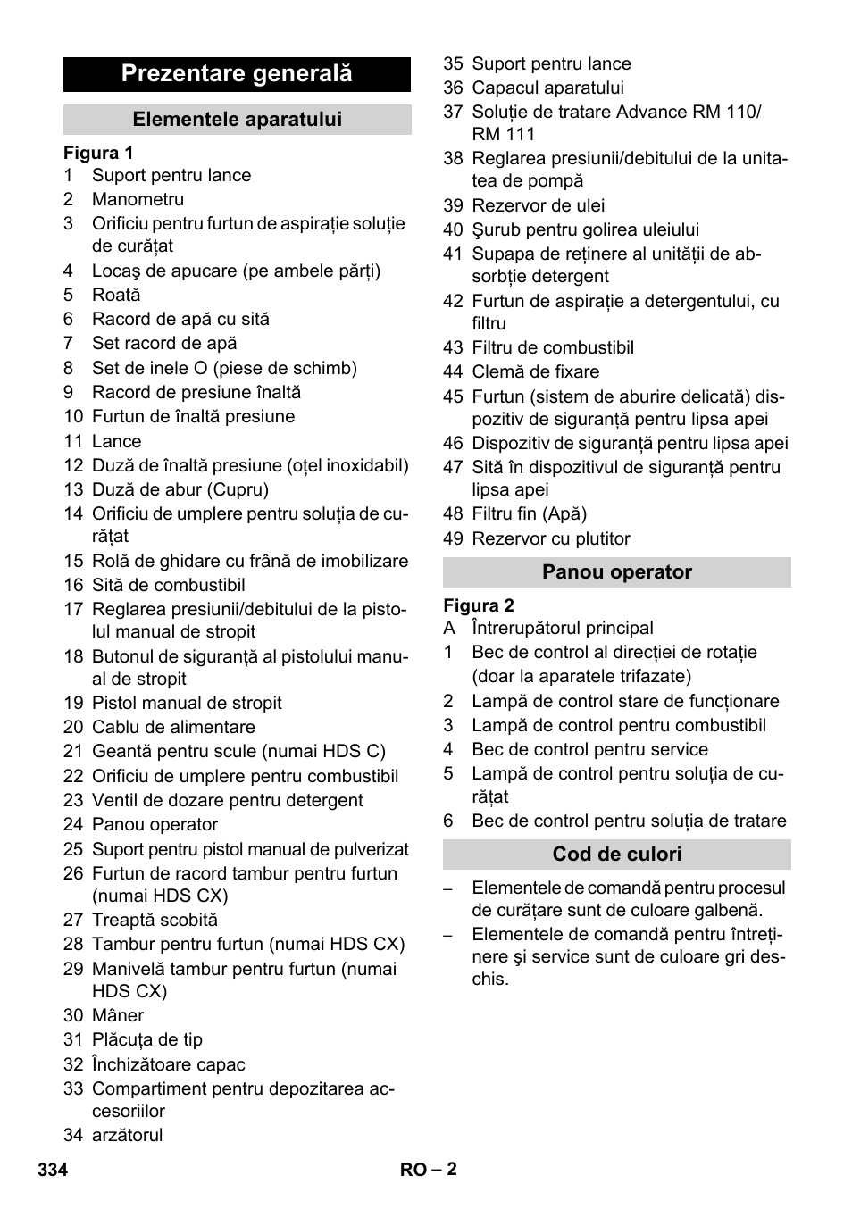 Prezentare generală | Karcher HDS 8-17 CX User Manual | Page 334 / 500
