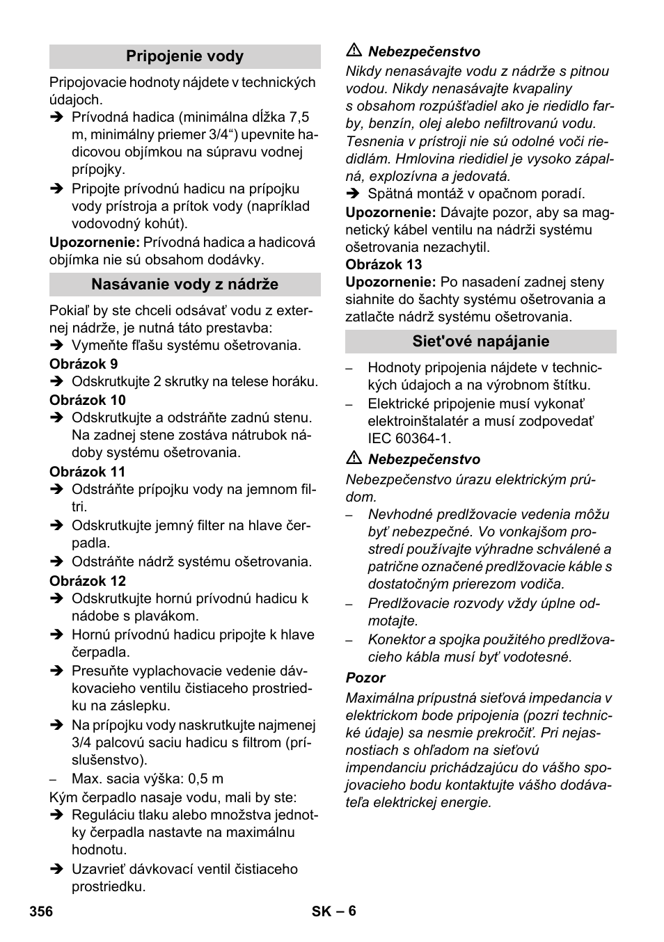 Karcher HDS 8-17 CX User Manual | Page 356 / 500