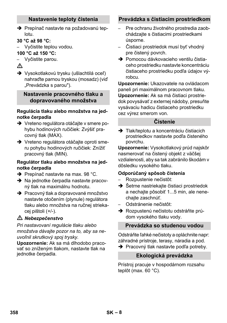 Karcher HDS 8-17 CX User Manual | Page 358 / 500