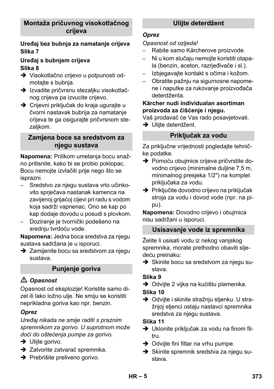 Karcher HDS 8-17 CX User Manual | Page 373 / 500