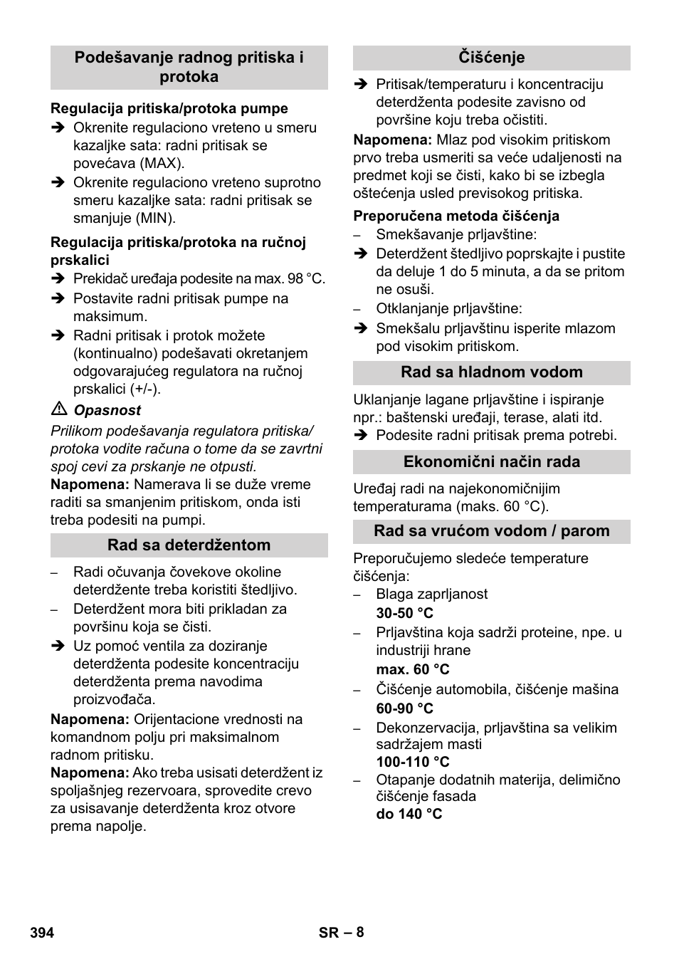 Karcher HDS 8-17 CX User Manual | Page 394 / 500