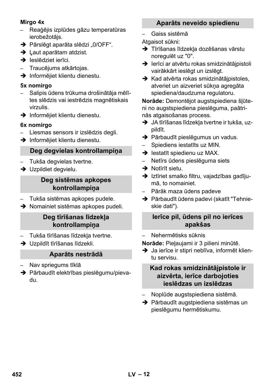 Karcher HDS 8-17 CX User Manual | Page 452 / 500