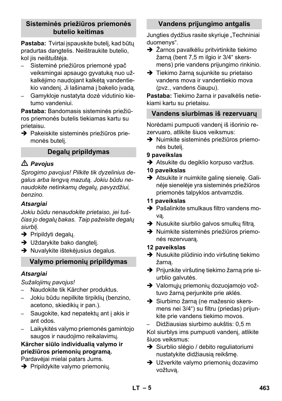 Karcher HDS 8-17 CX User Manual | Page 463 / 500