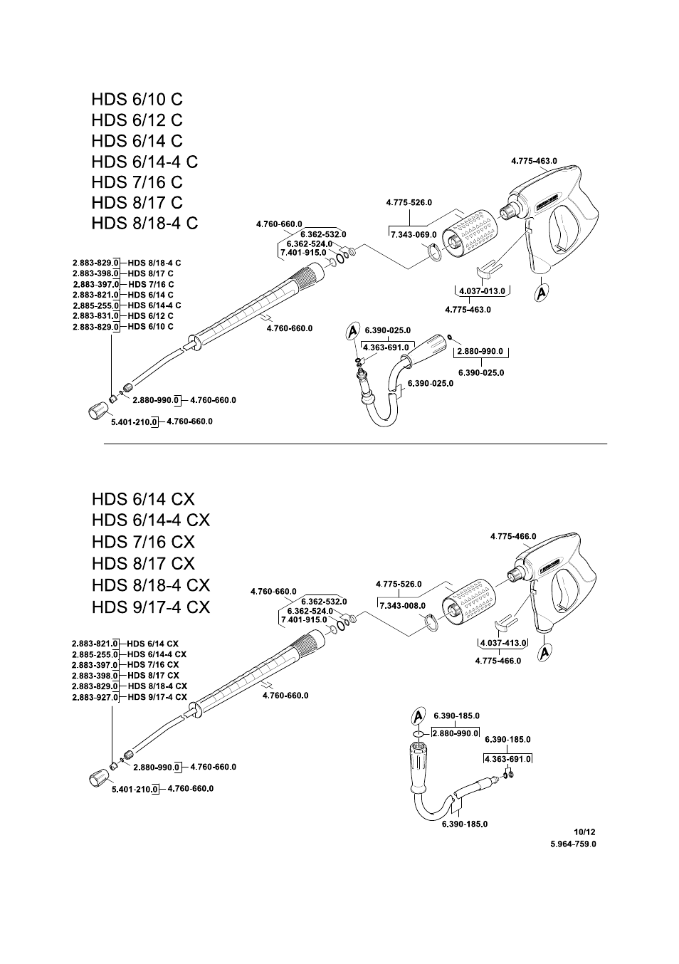 Karcher HDS 8-17 CX User Manual | Page 497 / 500
