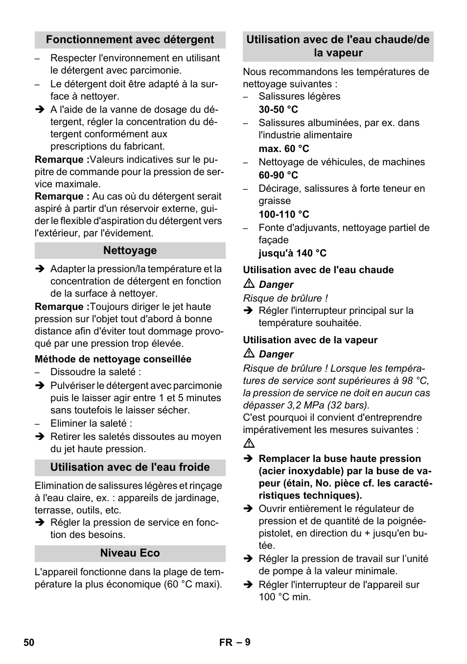 Karcher HDS 8-17 CX User Manual | Page 50 / 500