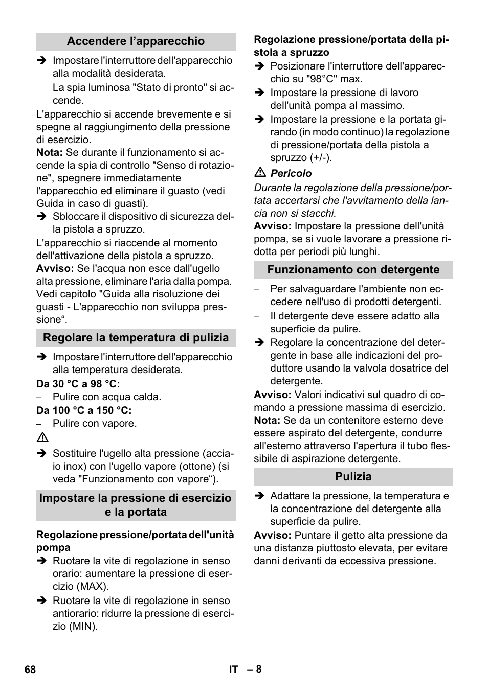 Karcher HDS 8-17 CX User Manual | Page 68 / 500