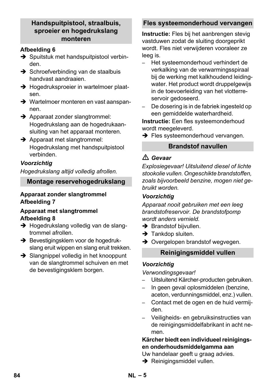 Karcher HDS 8-17 CX User Manual | Page 84 / 500