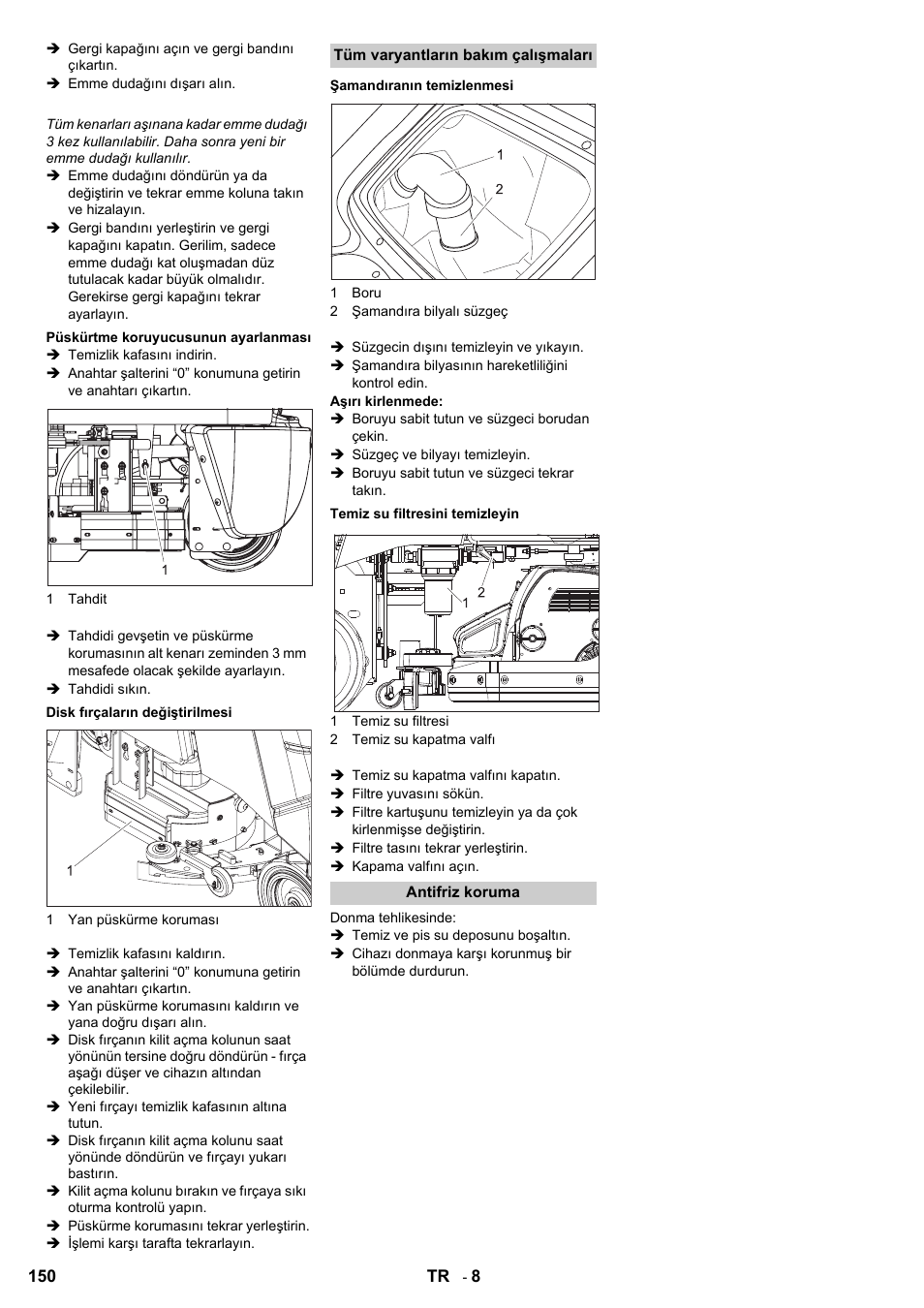Karcher B 95 RS Bp wet User Manual | Page 150 / 324