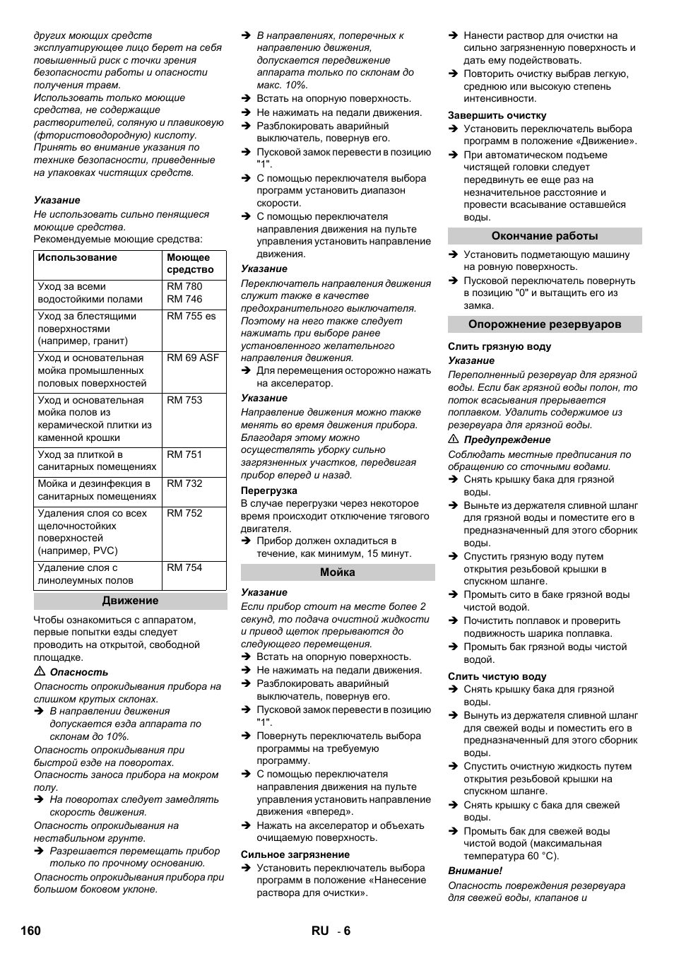 Karcher B 95 RS Bp wet User Manual | Page 160 / 324