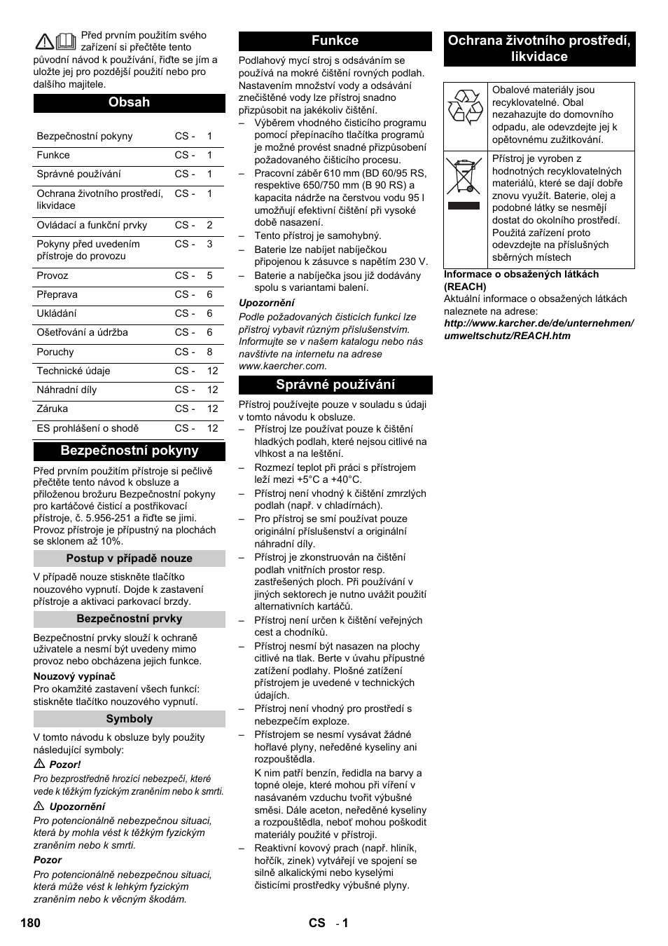 Karcher B 95 RS Bp wet User Manual | Page 180 / 324