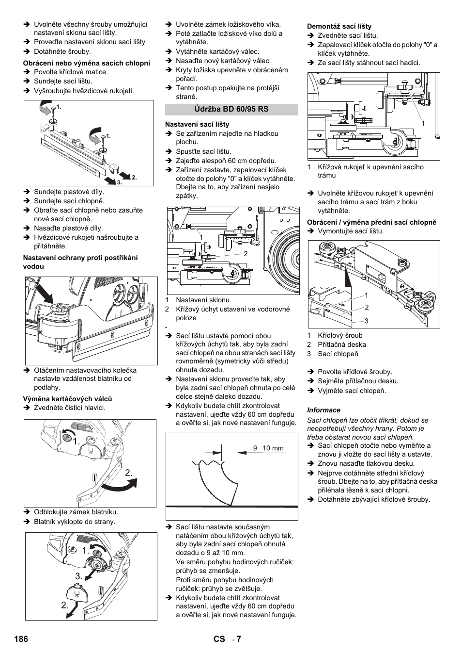 Karcher B 95 RS Bp wet User Manual | Page 186 / 324