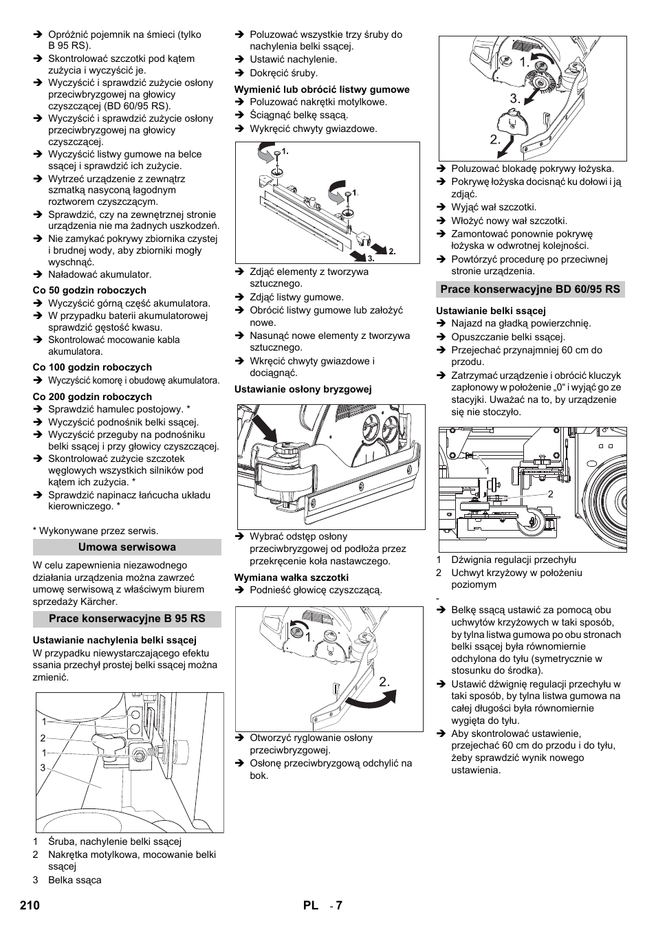 Karcher B 95 RS Bp wet User Manual | Page 210 / 324