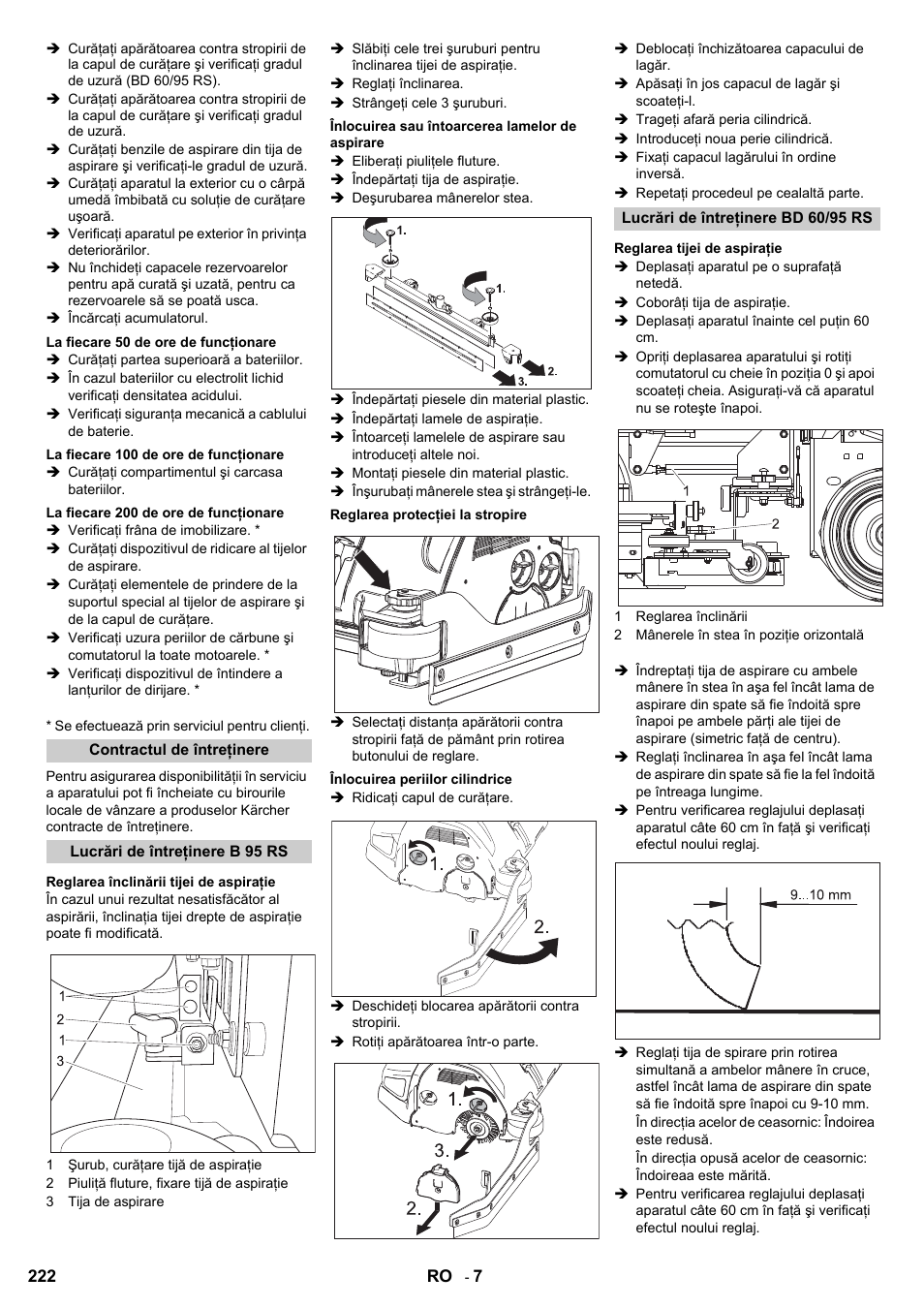 Karcher B 95 RS Bp wet User Manual | Page 222 / 324