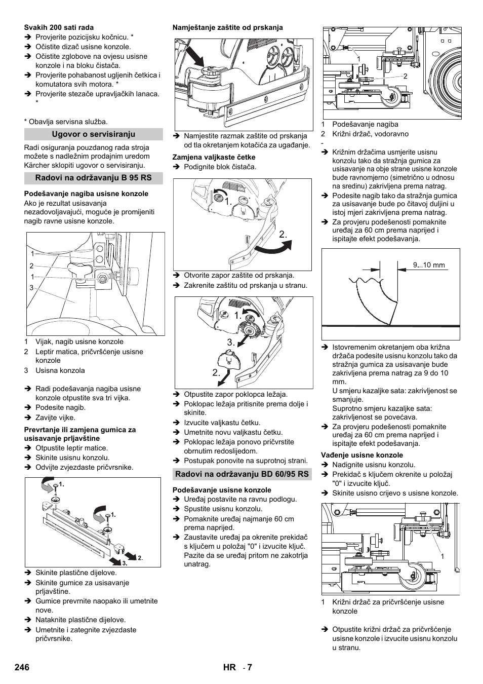 Karcher B 95 RS Bp wet User Manual | Page 246 / 324