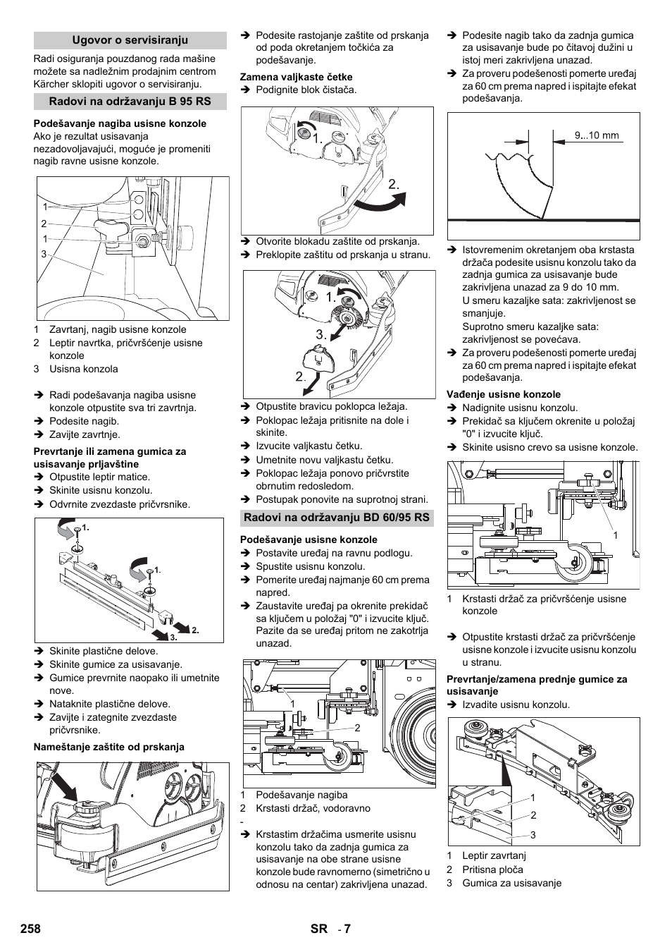 Karcher B 95 RS Bp wet User Manual | Page 258 / 324