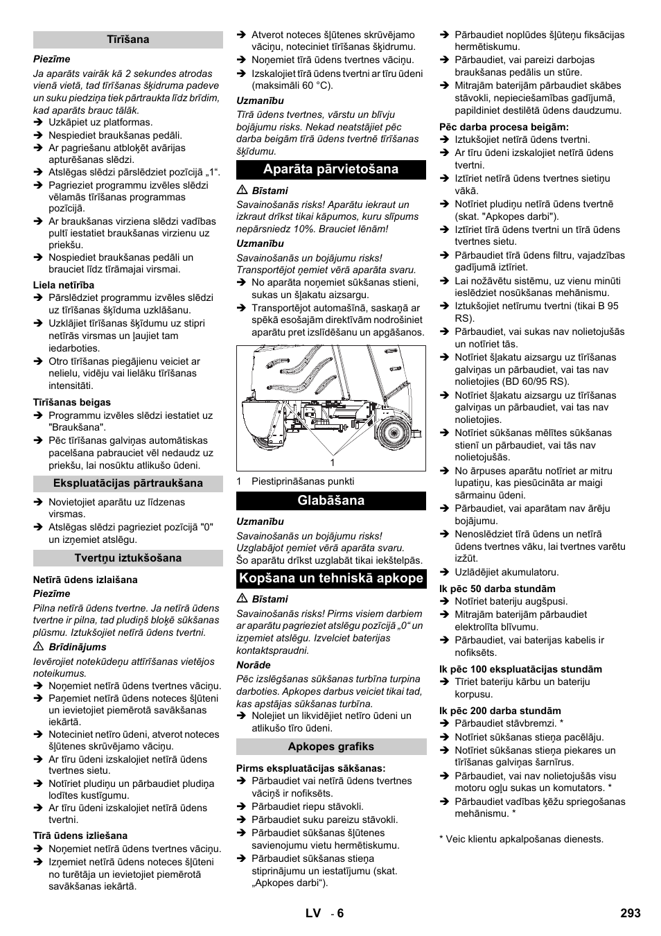 Karcher B 95 RS Bp wet User Manual | Page 293 / 324
