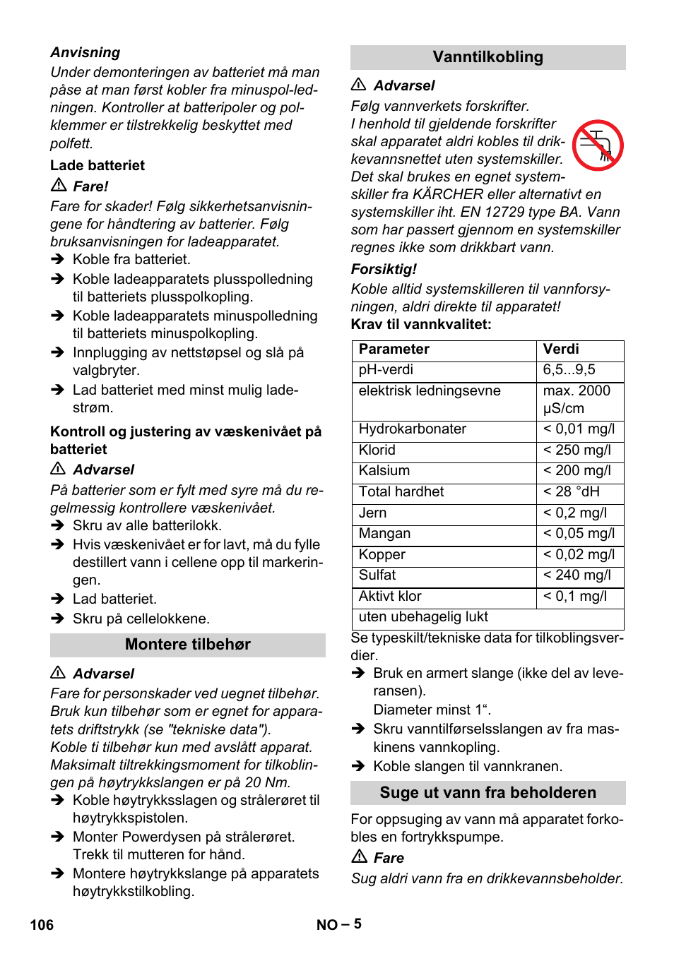 Karcher HD 9-50 Pe User Manual | Page 106 / 346