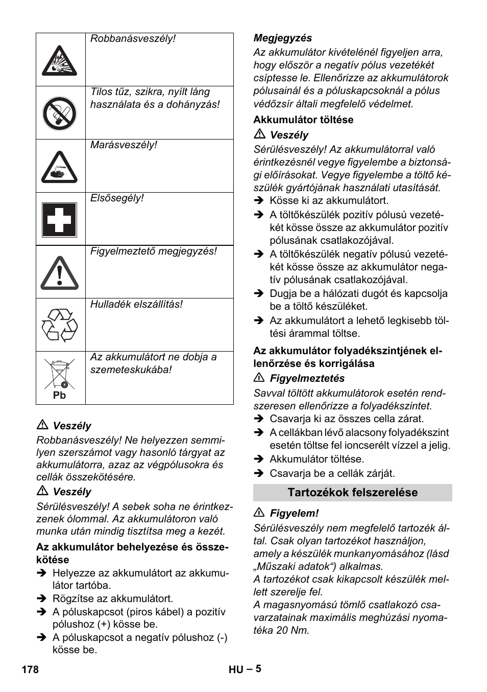 Karcher HD 9-50 Pe User Manual | Page 178 / 346