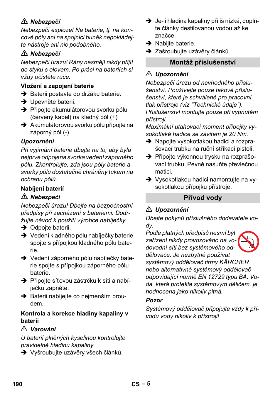 Karcher HD 9-50 Pe User Manual | Page 190 / 346