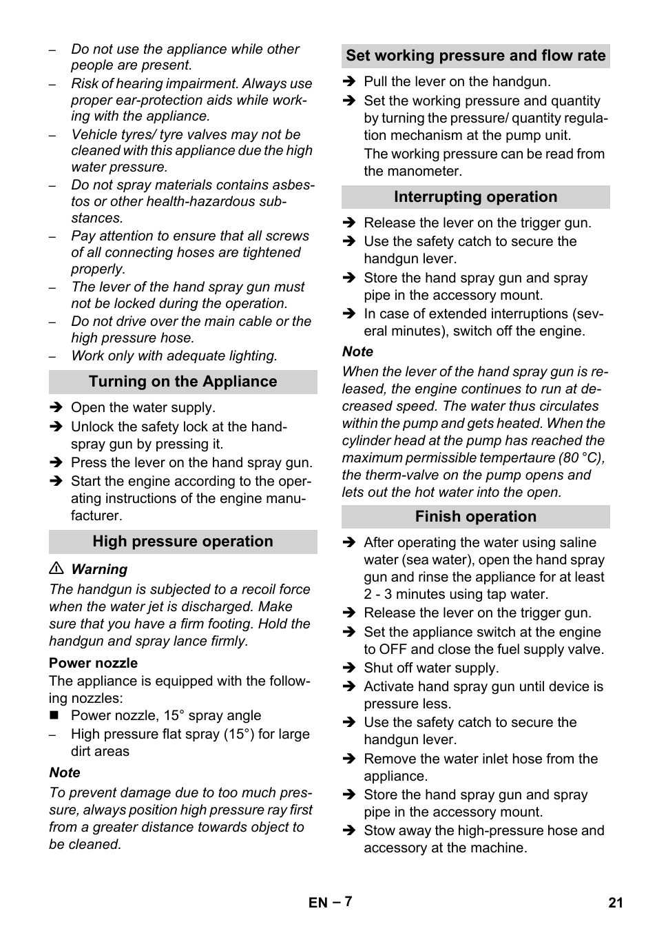 Karcher HD 9-50 Pe User Manual | Page 21 / 346