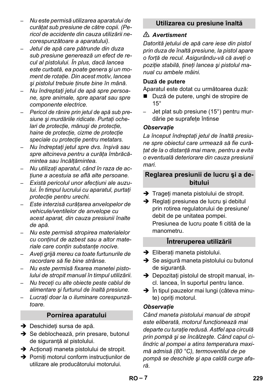 Karcher HD 9-50 Pe User Manual | Page 229 / 346