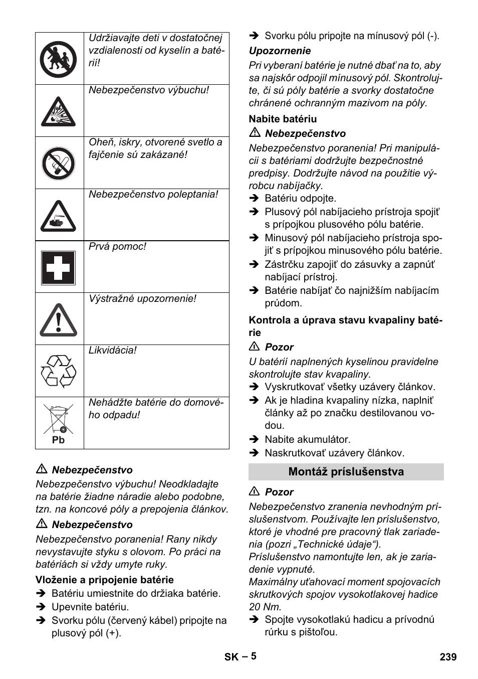 Karcher HD 9-50 Pe User Manual | Page 239 / 346