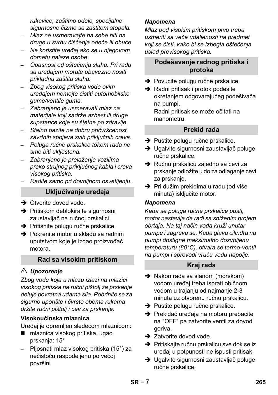 Karcher HD 9-50 Pe User Manual | Page 265 / 346