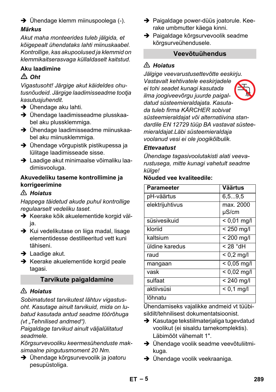 Karcher HD 9-50 Pe User Manual | Page 289 / 346