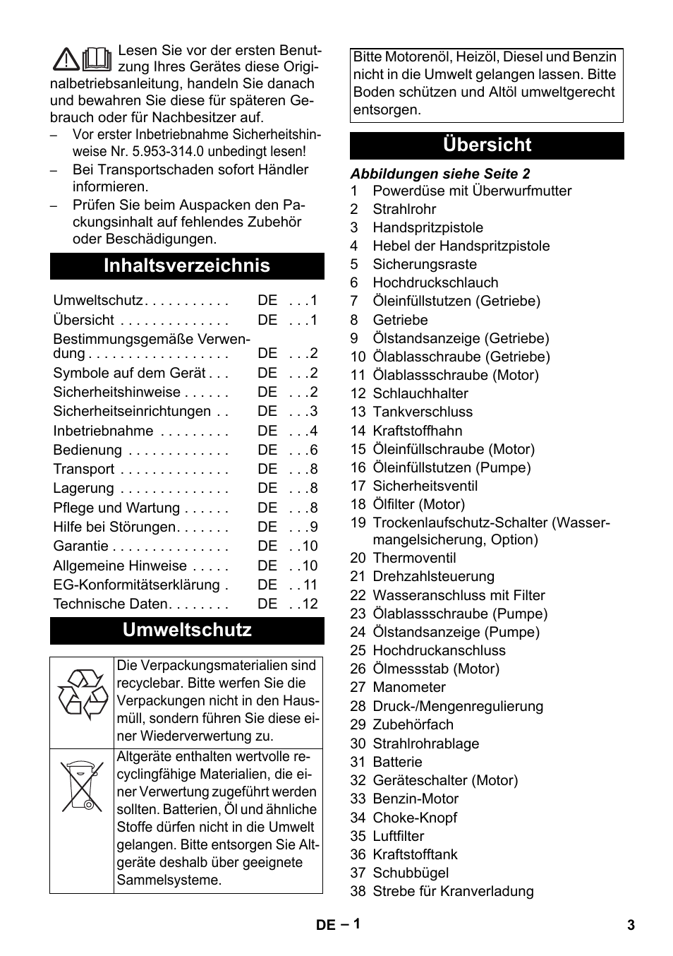 Karcher HD 9-50 Pe User Manual | Page 3 / 346