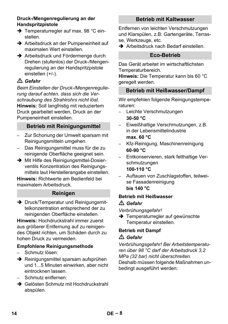 Karcher HDS 7-12-4 M User Manual | Page 14 / 516