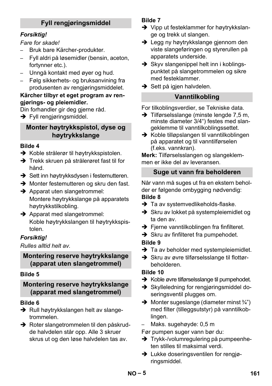 Karcher HDS 7-12-4 M User Manual | Page 161 / 516