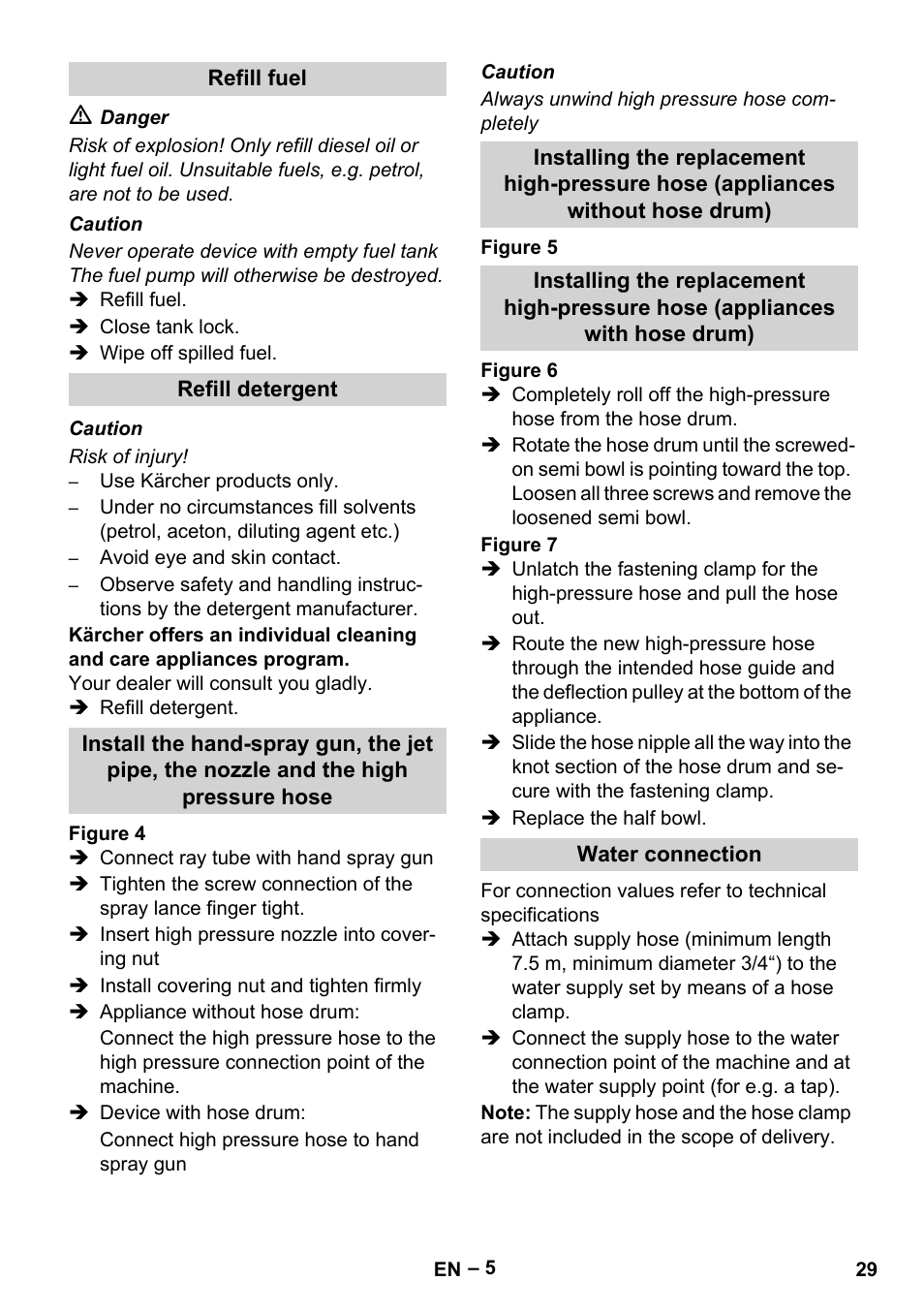Karcher HDS 7-12-4 M User Manual | Page 29 / 516