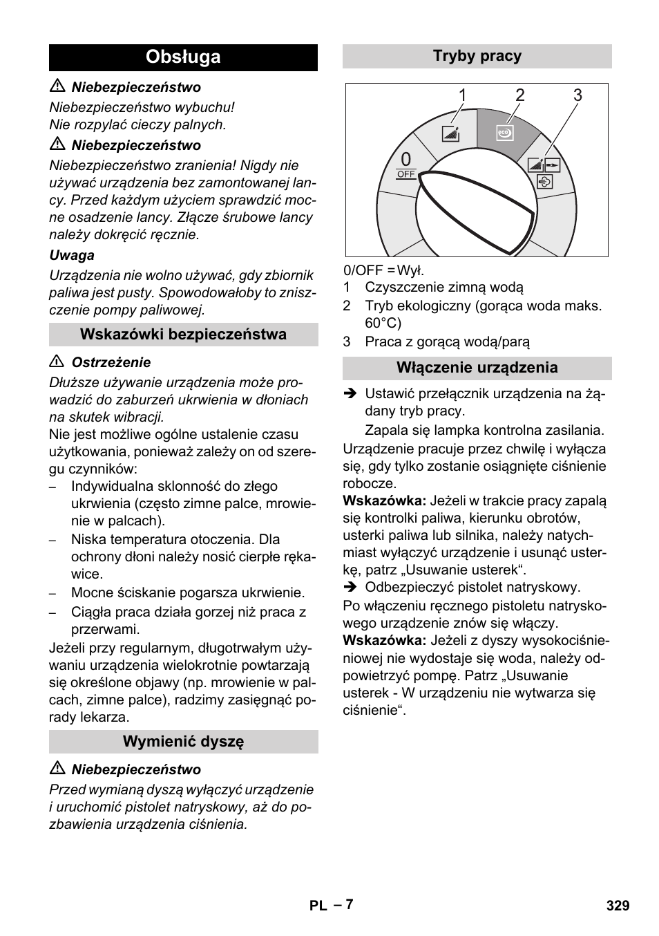 Obsługa | Karcher HDS 7-12-4 M User Manual | Page 329 / 516