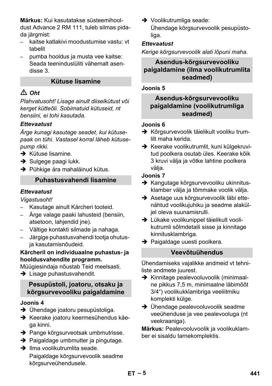 Karcher HDS 7-12-4 M User Manual | Page 441 / 516