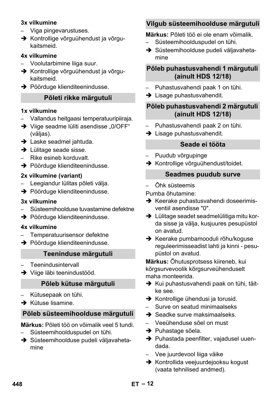 Karcher HDS 7-12-4 M User Manual | Page 448 / 516