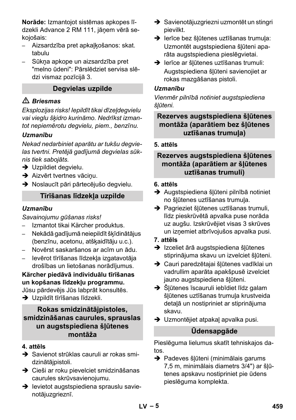 Karcher HDS 7-12-4 M User Manual | Page 459 / 516