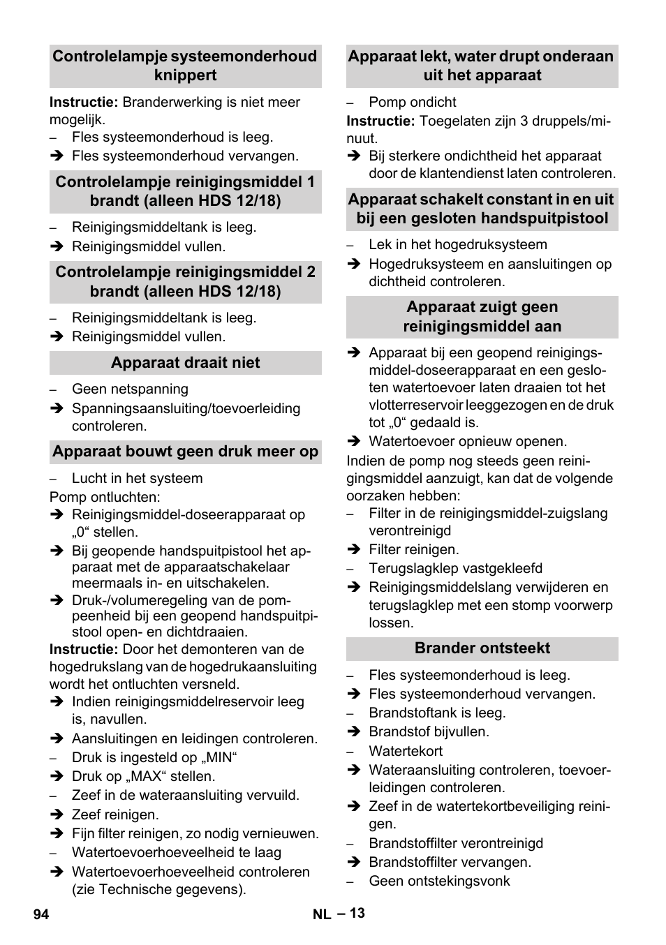 Karcher HDS 7-12-4 M User Manual | Page 94 / 516