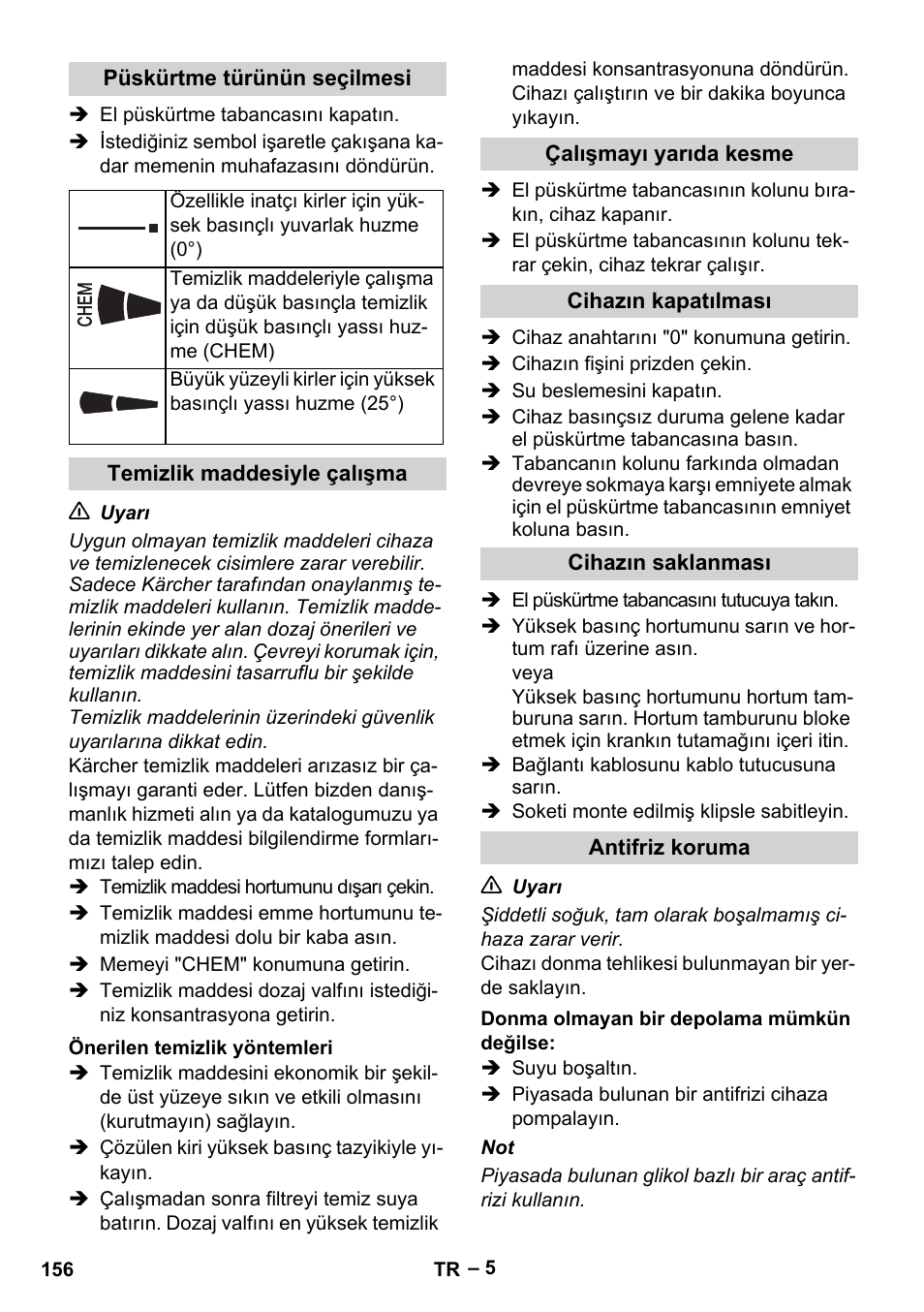 Karcher HD 6-12-4 CX Plus User Manual | Page 156 / 364