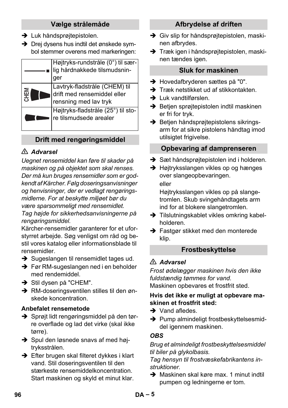 Karcher HD 6-12-4 CX Plus User Manual | Page 96 / 364
