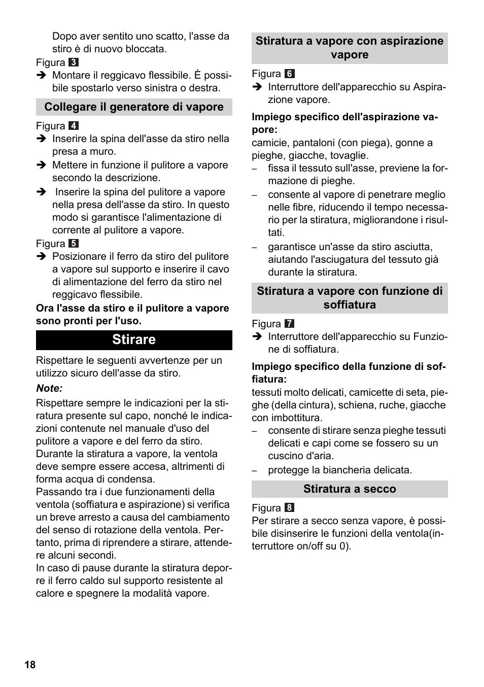 Stirare | Karcher Stirerie SI 2-600 CB User Manual | Page 18 / 120