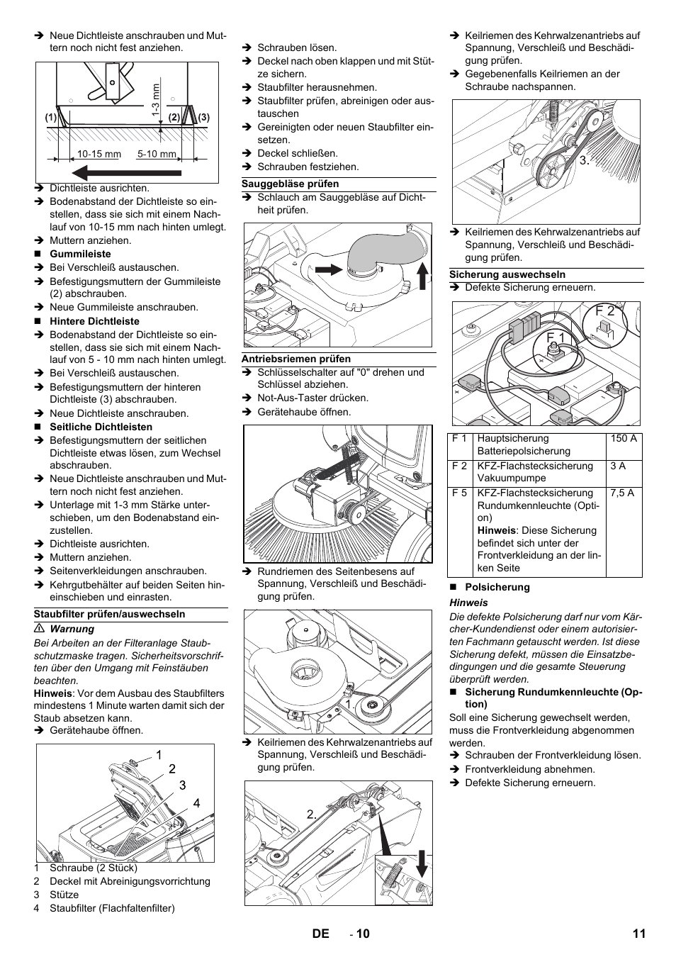 F 1 f 2 | Karcher KM 90-60 R Bp Pack Advanced User Manual | Page 11 / 376