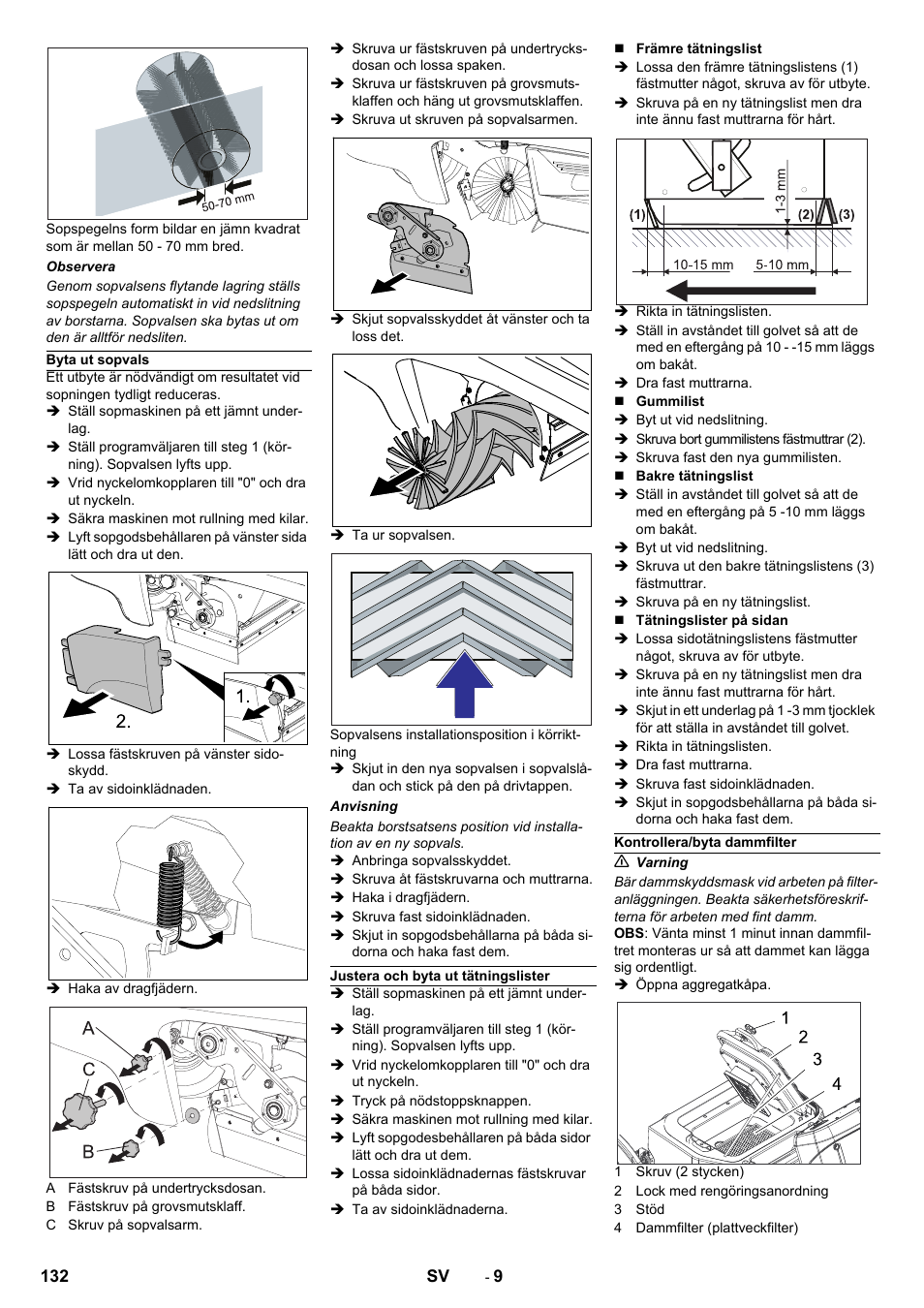Karcher KM 90-60 R Bp Pack Advanced User Manual | Page 132 / 376